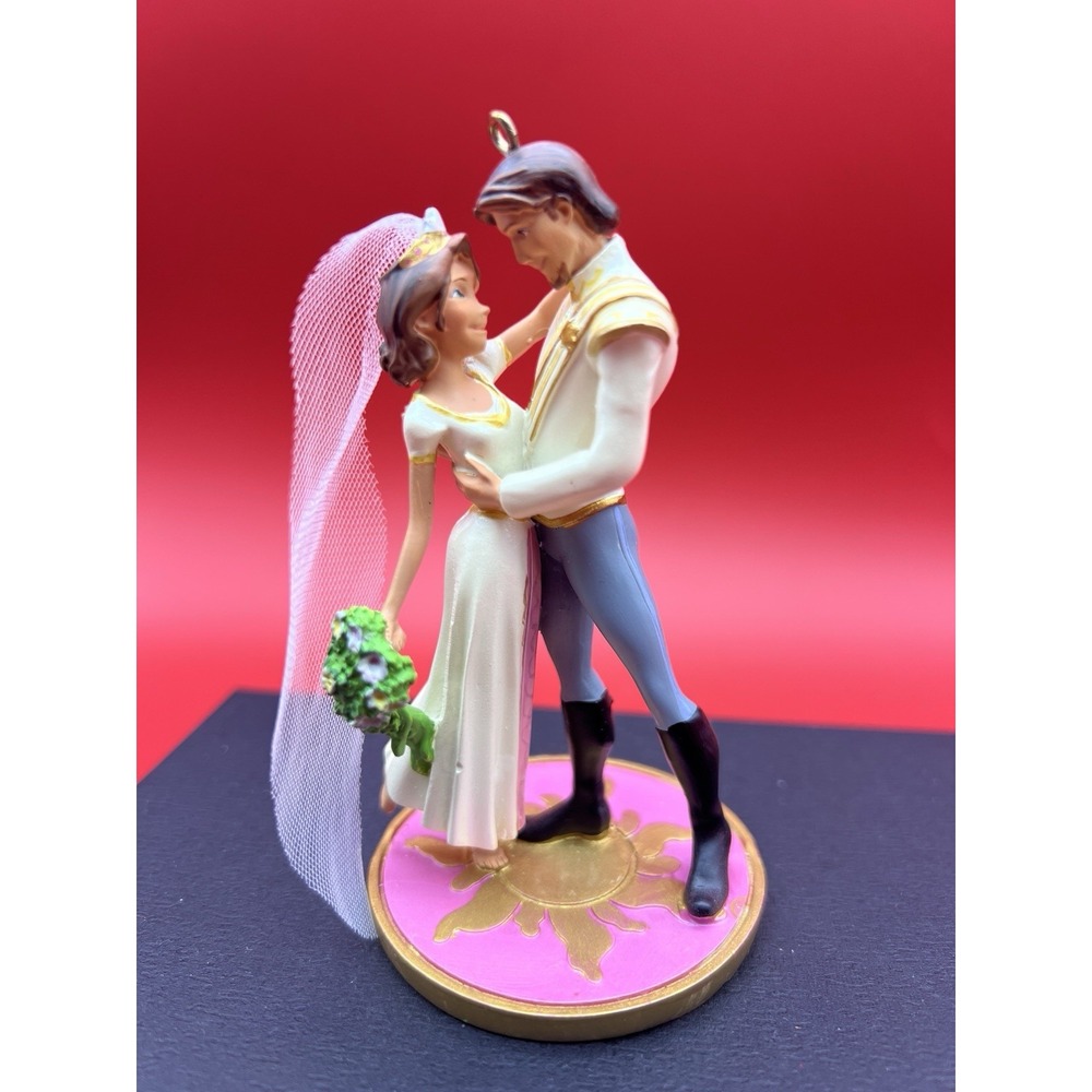 Disney Flynn Rider & Rapunzel Wedding Sketchbook Ornament